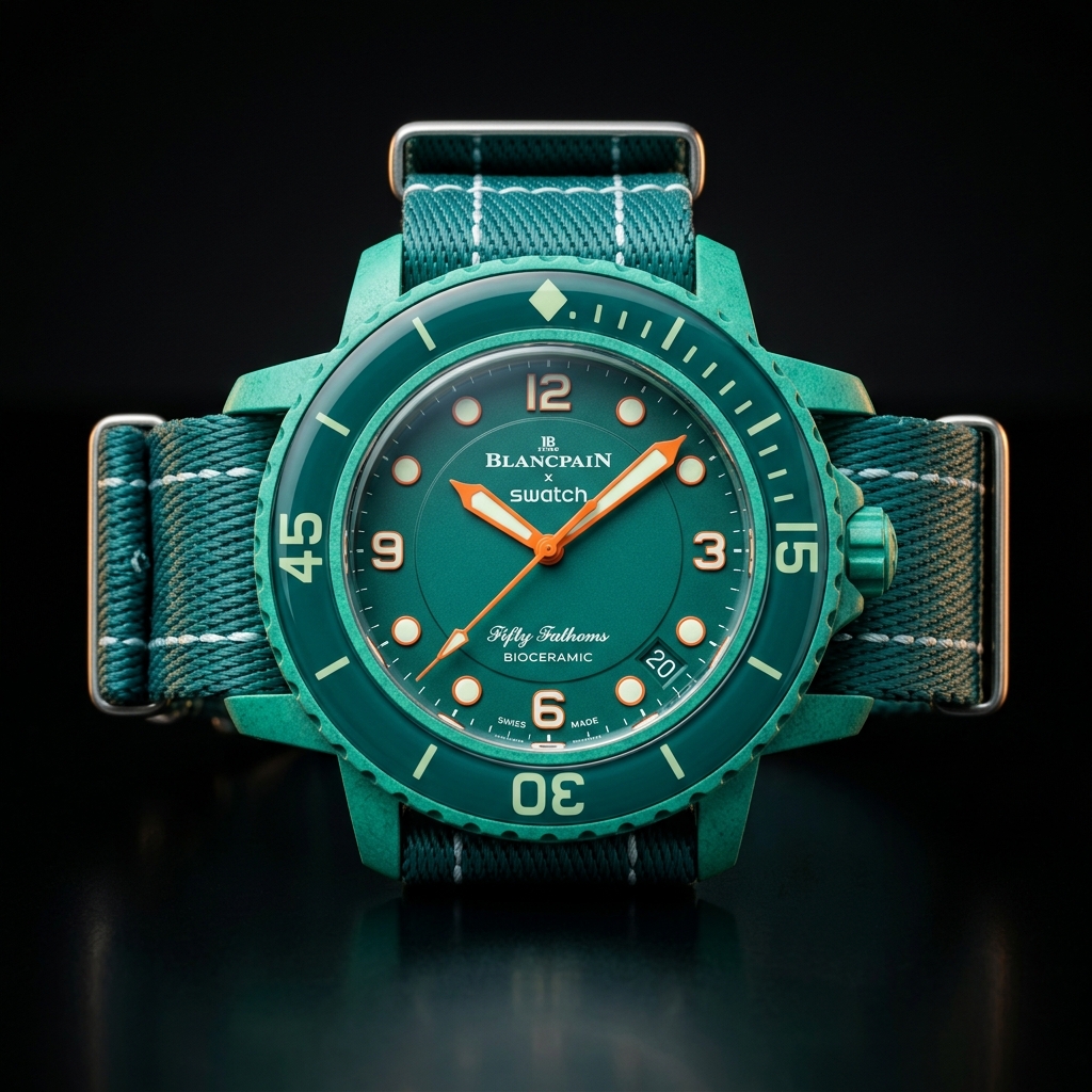 Swatch x Blancpain Bioceramic Scuba Fifty Fathoms — Indian Ocean